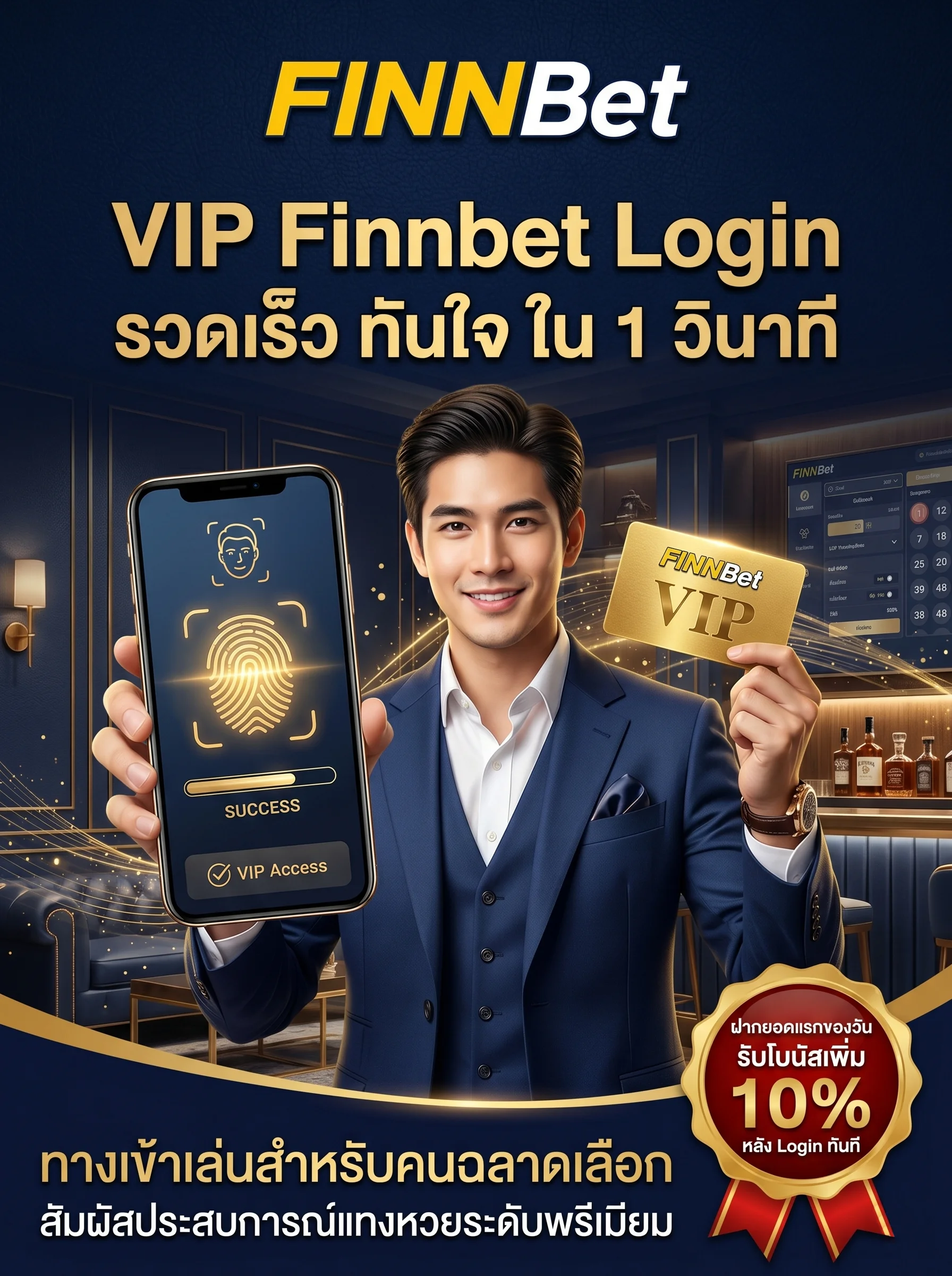 Finnbet Login ทางเข้าเล่นหวยออนไลน์ระดับ VIP รวดเร็วทันใจใน 1 วินาที เข้าสู่ระบบง่าย พร้อมโปรโมชั่นเด็ดทุกวัน